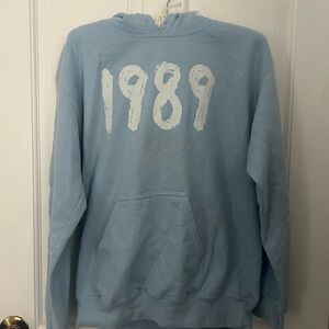 Light Blue 1989 Graphic Hoodie Sweatshirt